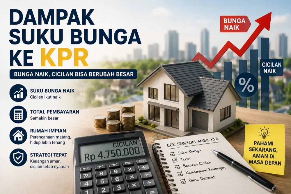 Dampak Suku Bunga ke KPR yang Sering Diremehkan