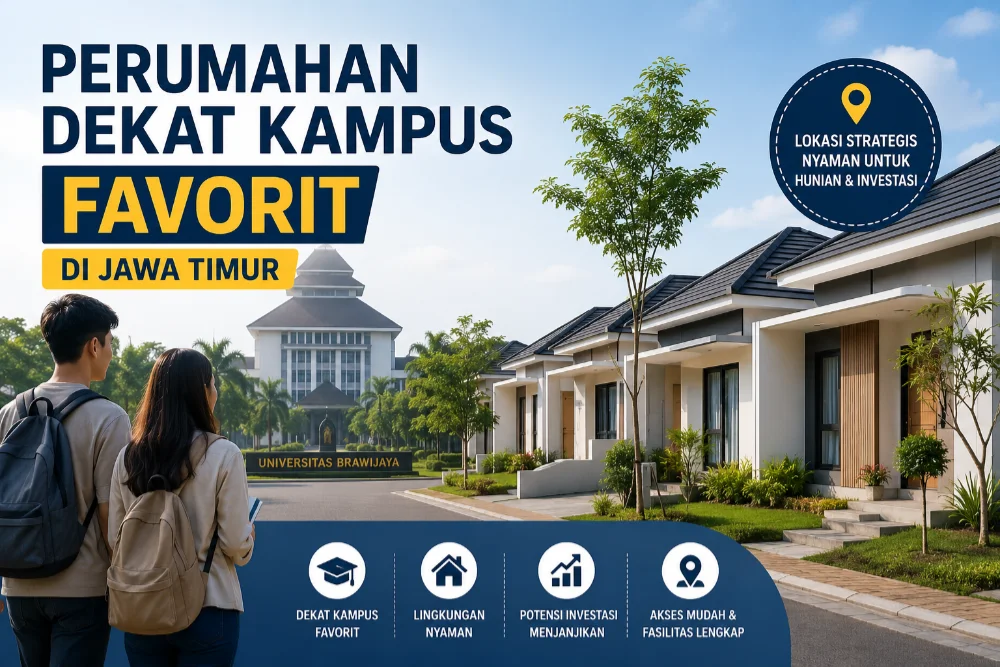 Perumahan Dekat Kampus Favorit di Jawa Timur yang Layak Dilirik