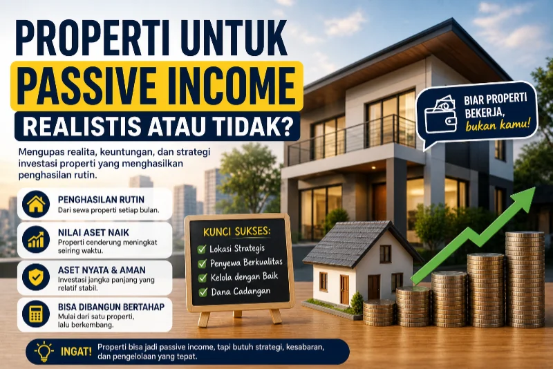 Properti untuk Passive Income Emang Bisa atau Cuma Mitos